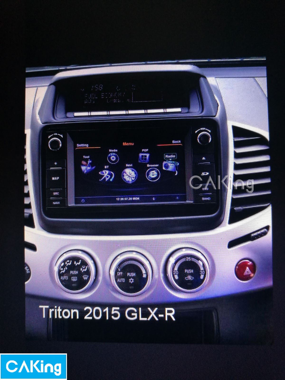Radio diafragma doble DIN autoradio para mitsubishi l200 Sportero Strada trition 