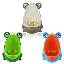 Cute Cartoon Frog Baby Potty Potties Children Kids Training Urinal Plastic Potties for Baby Boy Wall