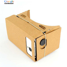 Best DIY Google Cardboard 1.0 3D Glasses Virtual Reality VR for Mobile Phone Max 6 inch Screen Gafas Virtuales Oculus Rift