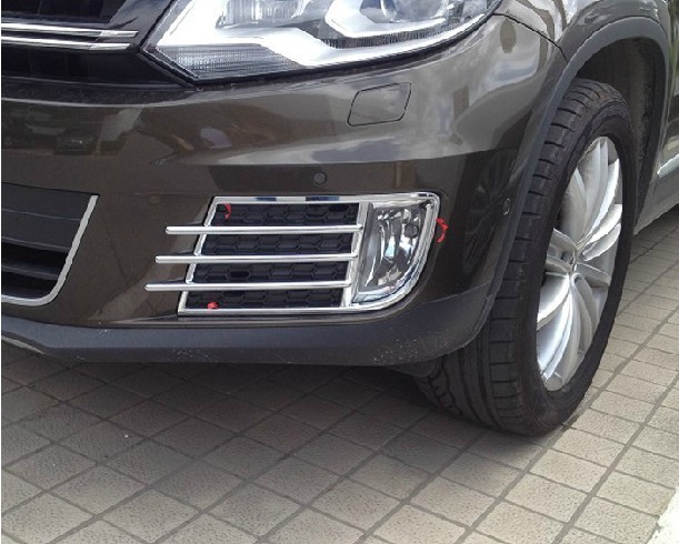 Накладки на противотуманные фары Volkswagen Tiguan 2013. Накладки на противотуманные фары Volkswagen Tiguan 2013.