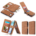 Genuine Leather Cell Phone Wallet Bag Cover Case For Apple iPhone 5 5s SE 7 6