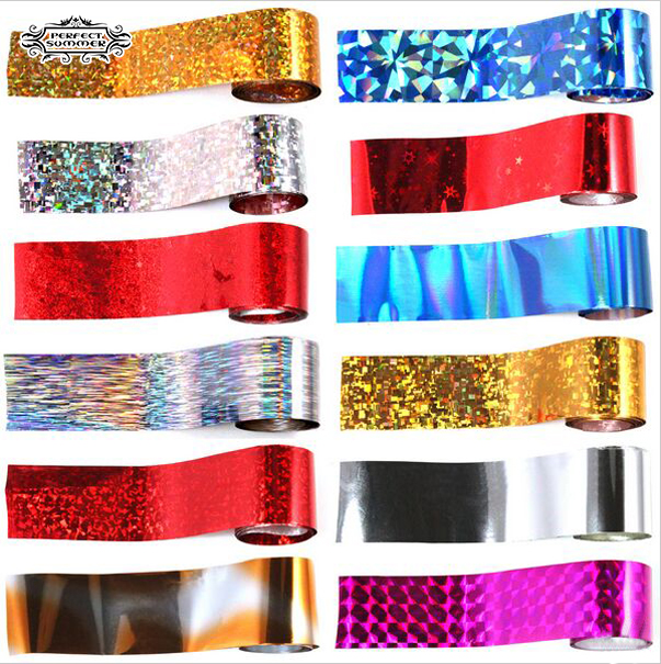 Hot Limited Sale Promotion 50 off Nail Transfer Foil Polish DIY Nail Beauty Accessories Freeshipping NF001