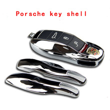 13 color chips FOB Key Case Cover modified replacement housing makan fit Porsche Cayenne 911 Boxster Cayman Panamera for