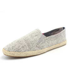 espadrilles man s casual shoes canvas espadrilles flat for man s fashion rubber jute loafers black