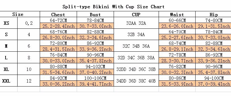 split type bikibi-size-chart1