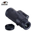 12x50 Telescope Monocular Waterproof Bak4 Hunting Telescope Focuser with Tripod Cell phone Adapter and Hand Strap