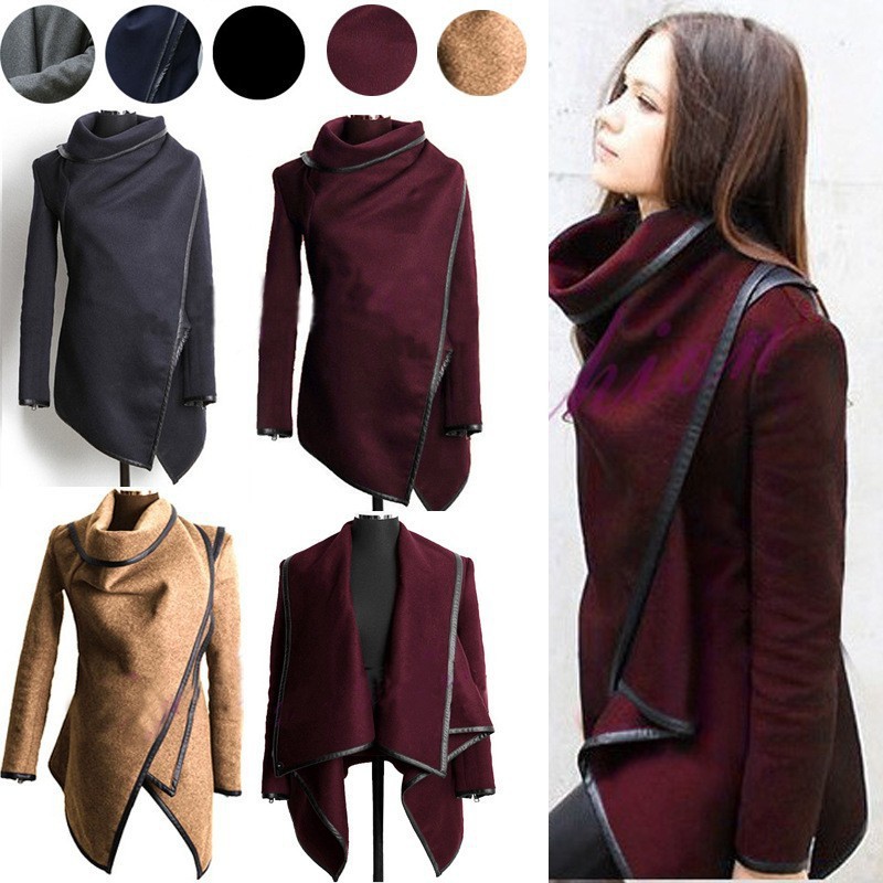  Cool ! 2015 New woman Fashion winter woolen overcoat women fashion Jackets woolen coat F50 (6)