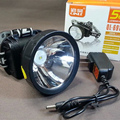 New 5 w rechargeable LED lithium battery waterproof head lantern for outdoor hunting fishing from miners