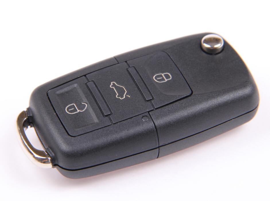 Folding Car Remote Flip Key Shell Case Fob For Volkswagen Vw Jetta Golf Passat Beetle Polo Bora 3 Buttons Key Case