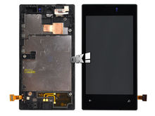 LCD For Nokia Lumia 520 521 LCD Display Touch Screen Digitizer Assembly Replacement Parts Black Free Shipping with Frame
