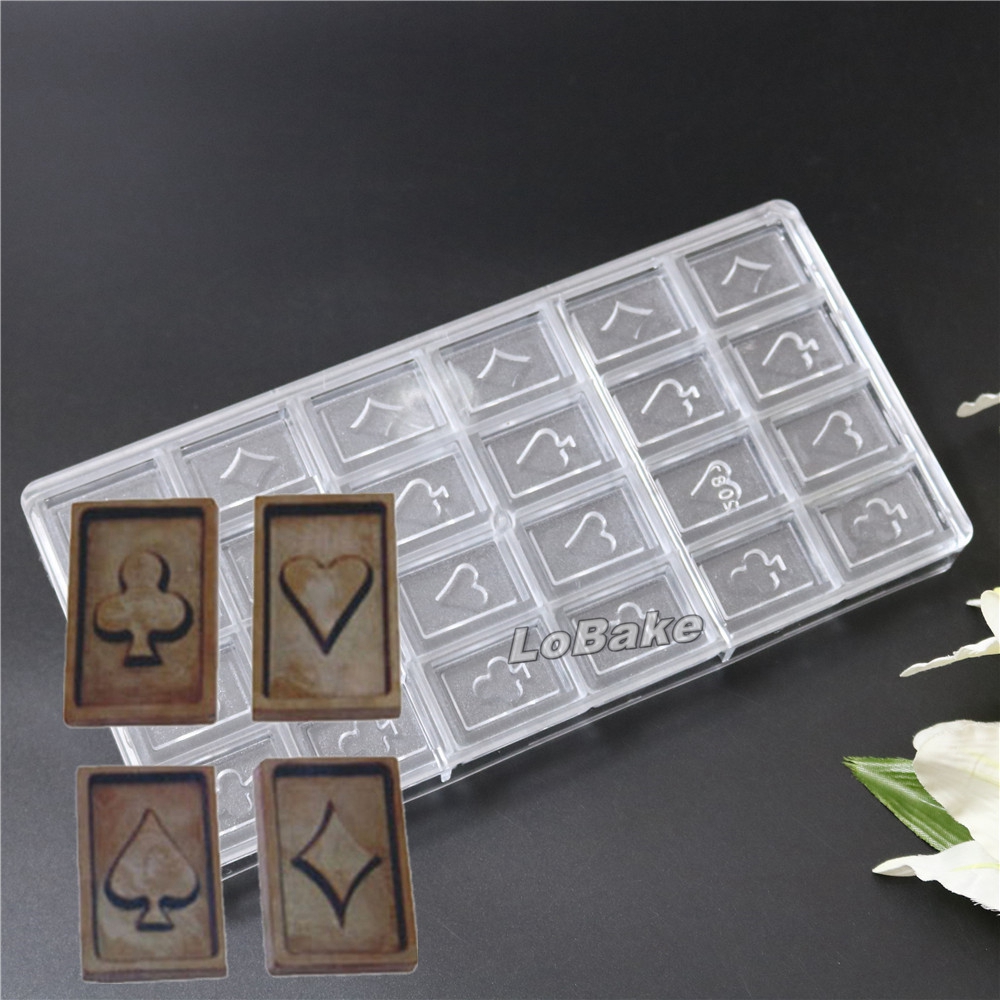 Casino chocolate molds