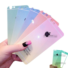 Screen Protector for iPhone 5 Glitter Decal Sticker Tempered Glass Screen Protector Film Guard Glitter Bling Protector Case Film