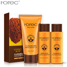 Volcanic mud remove blackhead set 3pcs/Set include nose peel mask Black export liquid essence Shrink pores Essence made in Korea