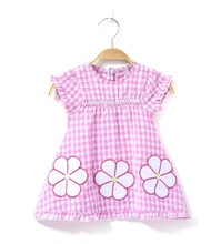 spring summer newborn baby girls dress bebe dresses infant princess clothes ruffle 1 2 year toddler flower gown plaid outfits