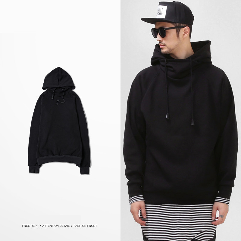 Collection Black Hoodie Men Pictures - Reikian