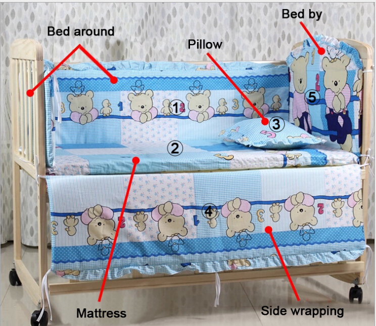 Kids Bedding Sets With Filler AND pillow baby bedding crib set 100