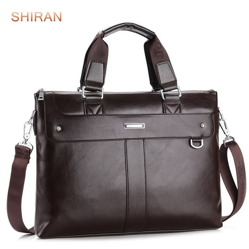 Men Bag 2015 Men s Briefcase Genuine Business Leather Shoulder Bags Quality Brand Handbags Tote Bag