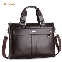 Men Bag 2015 Men s Briefcase Genuine Business Leather Shoulder Bags Quality Brand Handbags Tote Bag