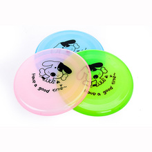 Plastic Puppy Dog Training Toys Frisbee Flying Saucer Disc Tooth Resistant Ourdoor Pet Products Candy Color Random PT0055