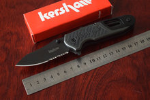 4 unids/lote Kershaw cuchillo Kershaw 8100GRYST plegable cuchillo táctico de la supervivencia herramienta multifunción de aluminio de la manija de la gota