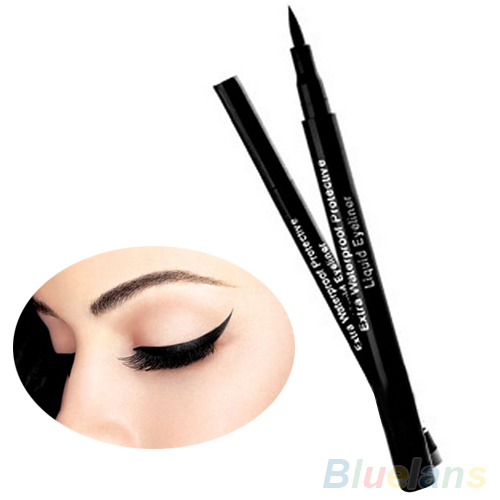 Super Thin Black Liquid Eye Liner Pen Makeup Pencil Beauty Cosmetic Eyeliner 4DZO