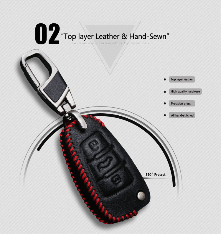 ᐊkukakey Car Key Cases ⊰ For For Audi A1 A3 A4 ༼ ộ ộ ༽ A5
