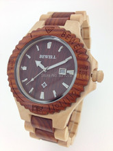2014 nueva Ebay moda relojes hechos a mano reloj de madera ecológica moda reloj de madera de regalo de cumpleaños