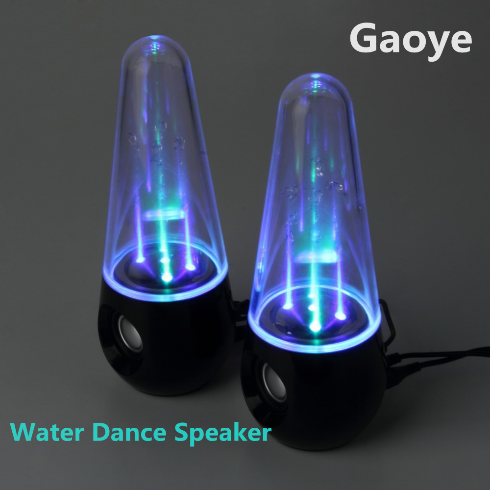 Gaoye Subwoofer Portable MINI Speaker Colorful Lights Audio Music Fountain Spray Water Dance Speaker for PC Laptop For iPhone Gaoye Subwoofer Portable MINI Speaker Colorful Lights Audio Music Fountain Spray Water Dance Speaker for PC Laptop For iPhone