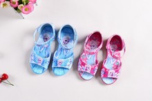 2015 Summer New Ice Snow Queen Girls PU Sandals,Elsa Sandals,Children Shoes Girls,Girl Shoes Sandal,Kids Shoes,chaussure fille