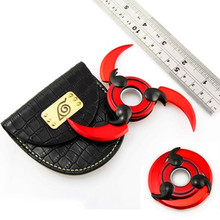 Naruto Shuriken weapons metal toys Sasuke gifts kids baby boys toys funny animal stickers