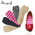 Soumit 3 4 Length Sponge Sweat Absorbent High Heels Pads Shoe Insoles Arch Support Inserts Feet
