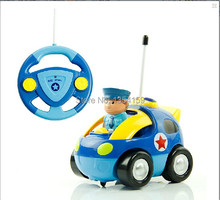 FreeShipping Child electric remote control police car remote control car toys automobile race cartoon remote control car toy car
