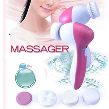 High Quqality Deep Clean 5 In 1 Electric Facial Cleaner Face Skin Care Brush Massager  NVIE