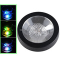Free shipping 5PCS Lot High Quality Colorful Changing LED Light Drink Glass Bottle Cup Coaster Mat
