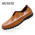 Top brand genuine leather casual shoes High quality men cow suede loafers soft breathable men comfortable
