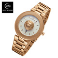 Lion head watch woman rose gold watch KEEP MOVING women top famous Brand Luxury Casual Quartz