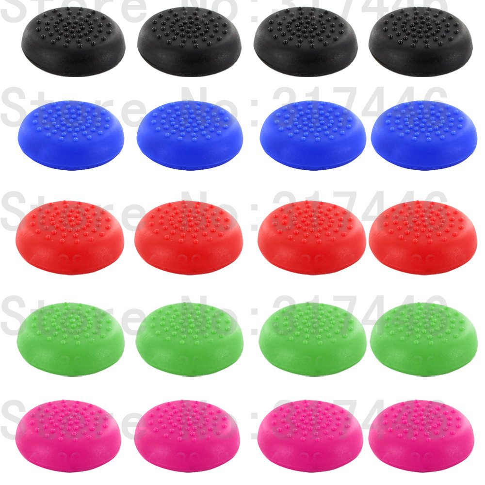 4pieces lot Controller Analog Grips Thumbstick Cover For Sony Playstation 4 PS4 Controller 5 Colors