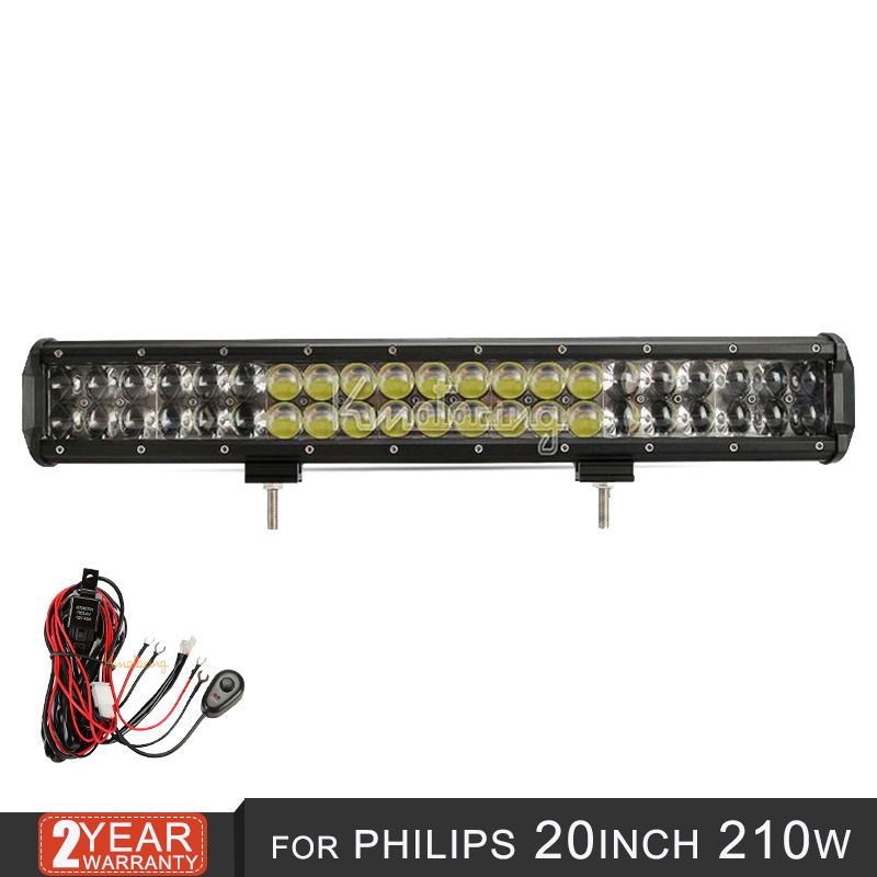 210w Offroad Led Light Bars Spot Flood 12V 24V Offroad Truck Car Driving Lamp New Products For Philips 2015
