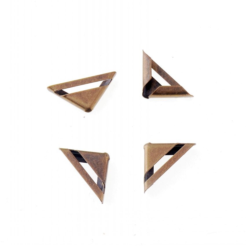 Description Picture 4 of itemFree Shipping 50PCs Book Corner Scrapbooking Albums Menus Folders Protectors 23x17mm F1194