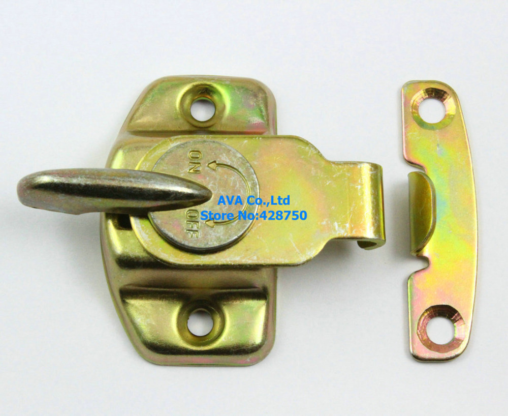 2 Pieces Spring Loaded Twist Box Latch Catch Case Chest Lockin Hasps