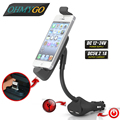 Universal Car Phone Charger Holder Dual USB Charger mount Stand For Iphone 5 6 Mobile Phone