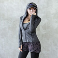 Women Sport Zipper Jackets Running Hoodie sweater Coat Quick dry Long sleeved Sweatshirt Fitness Outerwear Breathable