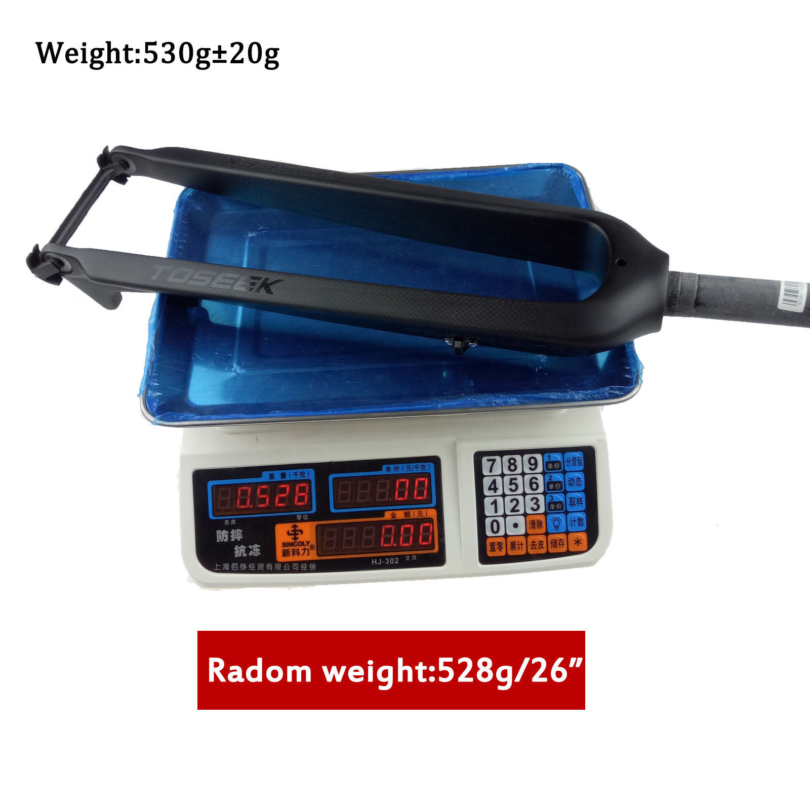 26//27.5//29 Superlight Carbon fiber Disc Brake MTB Mountain Bike Fork 1-1//8 Rigid