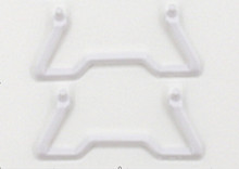 F15437 FQ777 124-9 2pcs Landing Gear Skid for FQ777 MINI Pocket Drone Quadcopter White