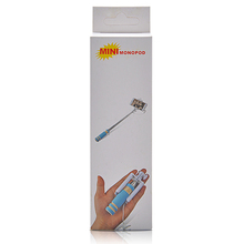 New Mini Portable Extendable Mobile Phone Handheld Selfie Stick Extendable Tripod for iPhone SamsungGalaxy Folded Camera