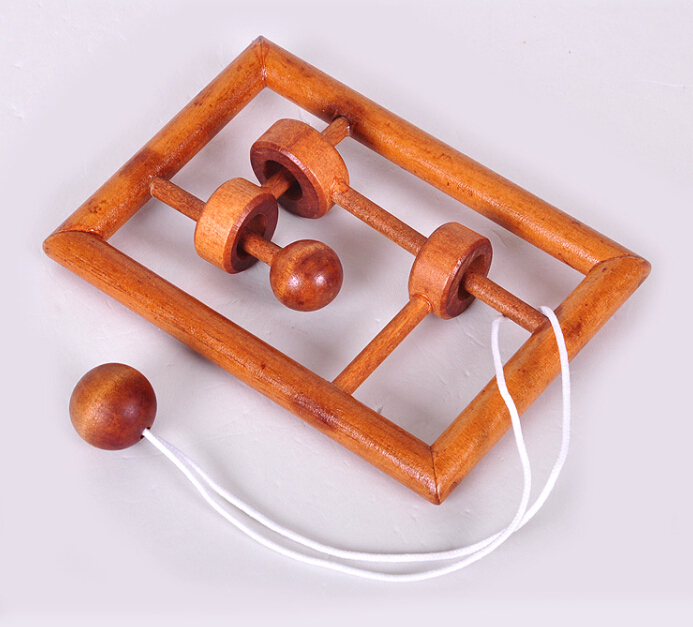 5PCS/LOT IQ 3D Rope Mouse Maze Salvador String Rope Puzzle Brain Teaser