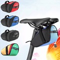 Outdoor Cycling Mountain Bike Bicycle Saddle Bag Back Seat Tail Pouch Package Black Green Blue Red