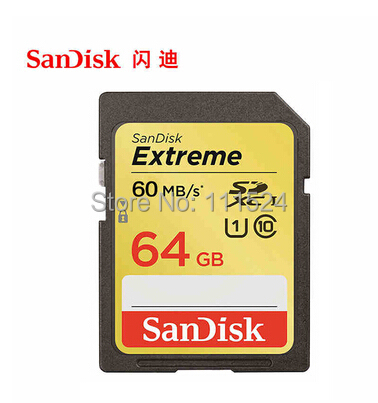  Sandisk world 's   C10 SDHC / SDXC SD  60 MB / s   SD