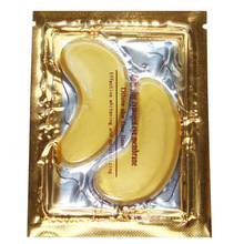 5pairs Gold Crystal collagen Eye Mask Anti Aging Eliminates Dark circles and Fine Lines Face Care