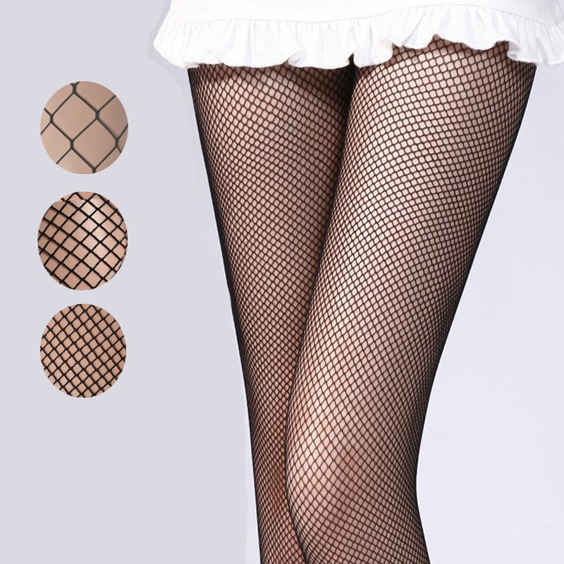 Pareberry Women's High Waisted Fishnet Tights Sexy Wide Mesh